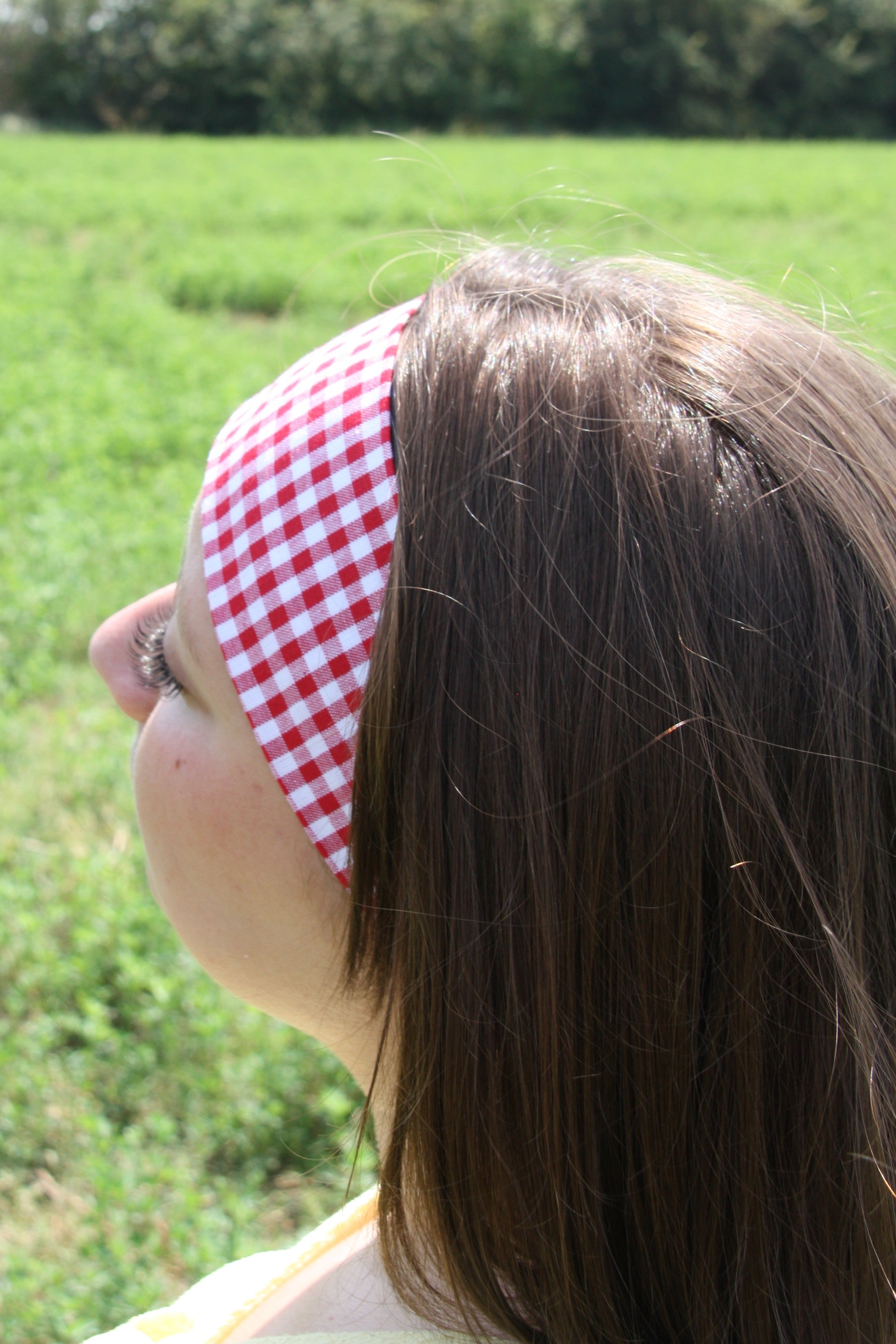 Bandeau Vichy Rouge
